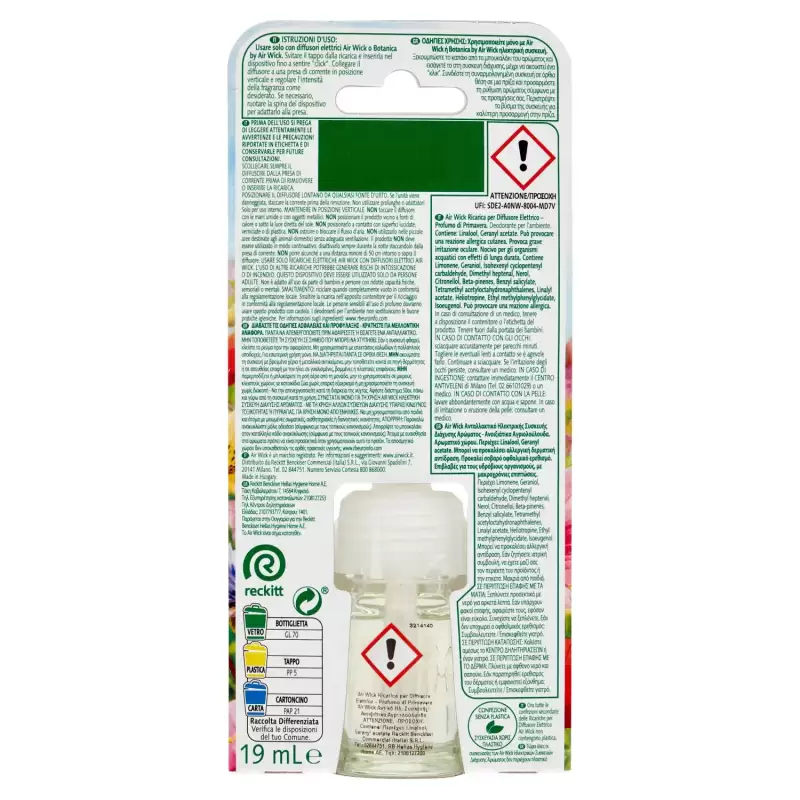 Air Wick Rezerva pentru Odorizant cu Primavara 19 ml Bax 6 buc.